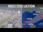 LIVE: Florida residents evacuate from Hurricane Milton's path