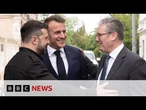 UK PM Starmer joins world leaders in Ukraine to call for ceasefire | BBC News