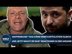 PUTINS KRIEG: Waffenruhe? "Das käme einer Kapitulation gleich!" Die Reaktionen in der Ukraine