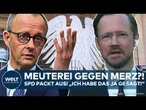 DEUTSCHLAND: Meuterei gegen Merz? Kanzler in der Krise! SPD äußert sich zum Wechsel im Kanzleramt