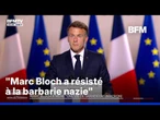 La cérémonie d'entrée au Panthéon de Marc Bloch en intégralité