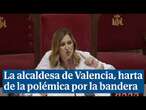 La alcaldesa de Valencia zanja la polémica sobre la bandera LGTBI: 