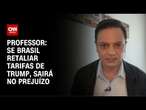 Professor: Se Brasil retaliar tarifas de Trump, sairá no prejuízo | LIVE CNN