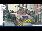 Derailment of Portugal's iconic streetcar on steep Lisbon hill kills at least 15