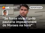 Flávio Bolsonaro tentou ser vice-presidente do Senado; quem deve assumir é Eduardo Gomes, diz Tales