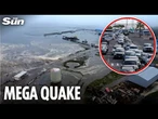 Tsunami waves hit Hawaii after MONSTER earthquake rocks Pacific - as thousands flee US and Japan