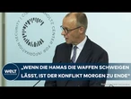GAZA-KRIEG: "Die Lage dort ist inakzeptabel!" Kanzler Friedrich Merz findet klare Worte