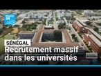 Sénégal : un recrutement massif pour combler le manque d’enseignants-chercheurs • FRANCE 24