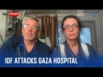 'We were thrown on the floor': Gaza hospital workers describe moment Israeli missiles hit