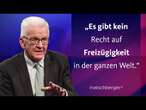 Schwarz-Grün im Bund? Winfried Kretschmann (B'90/Grüne) im Gespräch | maischberger