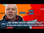 UKRAINE-KRIEG: Frontlage in Donezk in Gefahr! Danach könnte Stahl-Stadt Udatschne zum Ziel werden