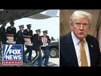 SEE IT: Trump attends dignified transfer of fallen US troops in Jordan