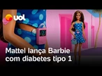 Barbie com diabetes tipo 1 é lançada; boneca usa bomba de insulina e sensor de glicose; vídeo