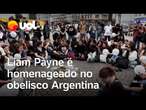 Liam Payne é homenageado por fãs no obelisco em Buenos Aires após morte; veja