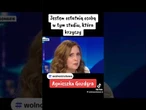 Dziennikarka krzyczy na swoich gości. Ale uważa, że jest spokojna