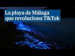 La playa de Málaga que revoluciona TikTok gracias al plancton bioluminiscente