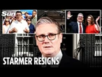 Embattled Keir Starmer chokes up as he RESIGNS after 23 months as PM & Burnham waits in wings
