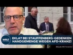 BERLIN: Eklat bei Stauffenberg-Gedenken! Verwandter von Bonhoeffer wollte Kranz der AfD entfernen
