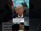 White House builds UFC cage ahead of fight on Trump's birthday