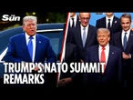 LIVE: Donald Trump gives a press conference at the end of Nato Summit
