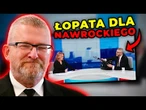 Grzegorz Braun wręcza łopatę dla Karola Nawrockiego – zaskakujący gest w studiu!