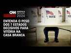 Entenda o peso dos 7 estados decisivos para vitória na Casa Branca | CNN NOVO DIA