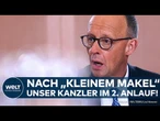 NACH "KLEINEM MAKEL": Merz erst im zweiten Wahlgang mit Hilfe der Linken zum Kanzler gewählt!