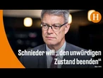 Verkehrsminister Schnieder bittet um Entlassung – Bilger soll übernehmen