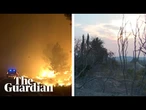 Residents in Catalonia assess wildfire damage: ‘This has never been seen before’