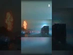 Un fulmine colpisce un'autostrada in South Carolina: le immagini di una dash cam