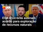 Trump e Zelensky fazem acordo: Ucrânia negocia minerais com os EUA em troca de ajuda na guerra