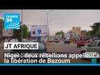 Au Niger, 2 rébellions le FPJ et le FPL appellent à la libération de Bazoum • FRANCE 24