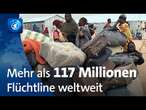 Weltflüchtlingstag: mehr als 117 Millionen Menschen auf der Flucht