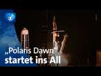 Private Weltraummission „Polaris Dawn“ gestartet