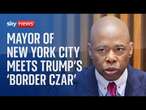 Watch live: NYC Mayor. Eric Adams addresses his meeting with new 'border czar' Tom Homan