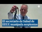 El vídeo viral del secretario de Salud de EEUU, Robert F. Kennedy Jr., manipulando una serpiente