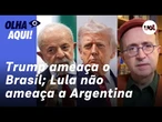 Reinaldo: É uma estupidez equiparar ameaças de Trump ao Brasil com apoio de Lula a Cristina Kirchner