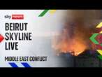 Watch Beirut skyline live: Smoke seen over Lebanese capital