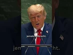 UN-VOLLERSAMMLUNG: Trump rühmt Kriegsenden – UN „haben nicht geholfen“ #shorts
