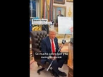 DONALD TRUMP agradece palo de golf regalado por soldado de UCRANIA #shorts