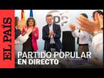 DIRECTO | Rueda de prensa posterior a la reunión del Comité de Dirección del Partido Popular