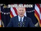 Biden gives rambling defence of his shambolic term & admits election was 'fair’ after Trump's win