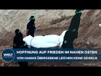 GAZA: Hamas übergibt Leichen – keine vermissten Geiseln unter den Toten
