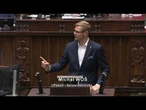 Woś: swoim pani pozwala mówić przez 3 minuty, a nam wyłącza mikrofon!