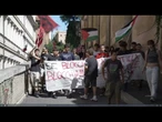 Gaza, Roma: protesta davanti all'Ufficio scolastico del Lazio