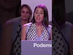 Irene Montero: "Para ganar a las derechas hace falta un Gobierno que gobierne" | ELECCIONES EUROPEAS