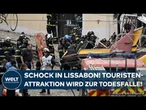 LISSABON: Historische Seilbahn entgleist! 15 Tote! Berühmte Touristenattraktion wird zur Todesfalle
