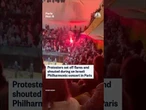 Protesters set off flares at Israeli concert in Paris