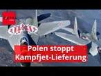 Wegen Drohnen: Polen stoppt Kampfjet-Lieferung an Ukraine