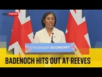 Badenoch: Reeves speech was 'masterclass in managed decline'